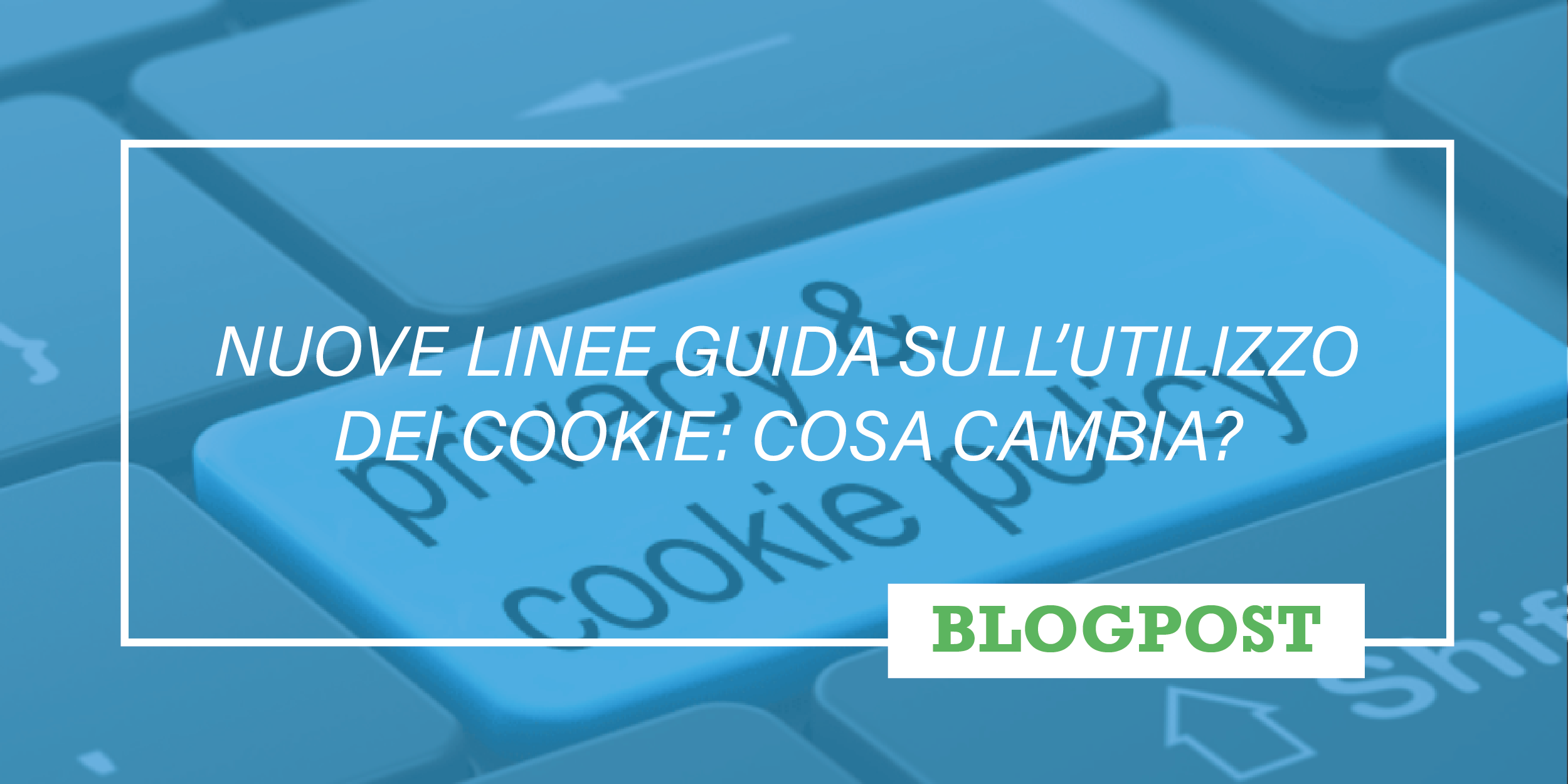 Nuove Linee Guida sull'utilizzo dei cookie